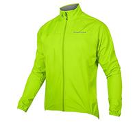 Endura Xtract Cycling Jacket II | Waterproof | Breathable | Packable Jacket, Bright Yellow, M