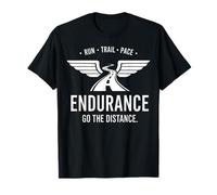 Endurance Go The Distance Run Trail Pace Runner T-Shirt