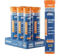 Endurance Hydration Electrolyte + Vitamin C Effervescent Tablets - Orange - 120 Tablets Applied Nutrition Blue One Size