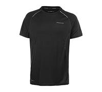 Endurance Lasse M S-S Men's Functional Shirt Made from Sustainable Recycled Polyester, Black, L