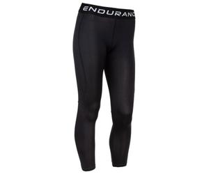 Endurance Power Long Running Tights for Youth, Size 164, Black - Ideal for Training and Race Performance