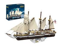 Endurance Ship Model Building Blocks Kit, Sailing Boat Bricks 1229PCS | Historical Sailing Ship Collectible Kit Toy with Dedicated Base, Creative Home Office Decor, Gifts for Adults, Teens