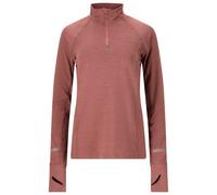 ENDURANCE - Women's Canna V2.0 Melange Midlayer - Running shirt size 40, pink/brown