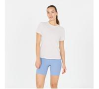 Endurance Women's Nan S/S Tee - Lightweight, Breathable Running T-Shirt in White (Size 42 EU) for Training and Performance