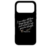 Endure All These Things Through Christ Philippians Bible Case for iPhone 17 Pro Max