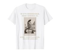 Endure and Stop Complaining Marcus Aurelius Value Graphic T-Shirt, Men, White, XL