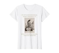 Endure and Stop Complaining Marcus Aurelius Value Graphic T-Shirt, Women, White, L