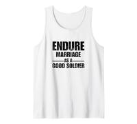 Endure Marriage AS A Good Soldier v2 Tank Top