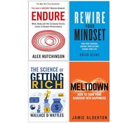 Endure Mind Body and the Curiously, Rewire Your Mindset, The Science of Getting Rich, Meltdown 4 Books Collection Set