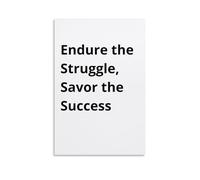Endure The Struggle Motivational Vintage Style Poster Set - Wall Decor, Aesthetic Canvas Painting for A Cozy Homer 20x30inch(50x75cm)