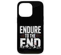 Endure to the End Cross Christian Case for iPhone 13 Pro