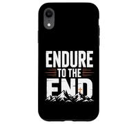 Endure to the End Cross Christian Case for iPhone XR
