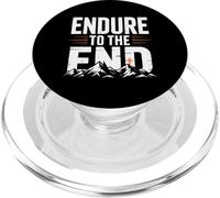 Endure to the End Cross Christian PopSockets PopGrip for MagSafe