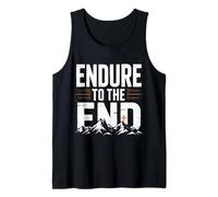 Endure to The End Cross Christian Tank Top