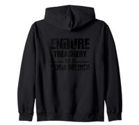 ENDURE TREACHERY AS A GOOD SOLDIER v2 Zip Hoodie