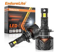 ENdureLite 2pcs Packed H4 LED Light, 20000LM Brighteness, 300% Brighter LED Lamps, Simply Plug n Play, IP68 Waterproof, Efficent Cooling System