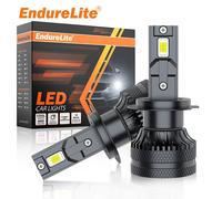 ENdureLite H8/H9/H11 H7 H4 H1 9005 9006 9012 LED Light, 6000K Cool White, Simply Plug n Play, 20000LM 300% Brighter with Cooling Fan, Pack of 2