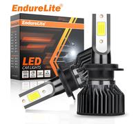 ENdureLite H8/H9/H11 LED Light Bulbs, 6000K Pure White, Plug & Play, Efficent Cooling System,13000LM Brighter Lights Headlight, Pack of 2