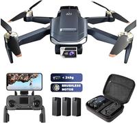 Enduring Brushless Motor Drone with 84 Mins Super Long Flight Time, Drone with 4K HD Camera for Beginners, CHUBORY A77 WiFi Quadcopter, Follow Me, Auto Hover, 3 Batteries, Carrying Case