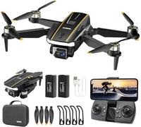 Enduring Brushless Motor Drone with Camera for Beginners, A68 WiFi Quadcopter with 2K HD Camera, Auto Hover, 3D Flips, Headless Mode, Trajectory Flight, 2 Batteries, Carrying Case