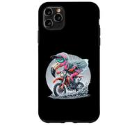 Enduro Flamingo Riding in the Rain Fun Case for iPhone 11 Pro Max