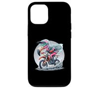 Enduro Flamingo Riding in the Rain Fun Case for iPhone 12/12 Pro