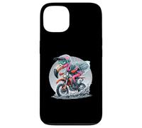 Enduro Flamingo Riding in the Rain Fun Case for iPhone 13