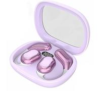 Endyniner AI Translation Ear buds, Open Free Wireless Translator Earbuds Real Time Languages & Accents, Support 75 Languages Playing Music Over The Ear (purple)