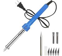 Endyniner Externally Heated Electric Engraving Knife, 60W/220V, Blue, Pencil Style, Multi-Purpose, Crafting, DIY Projects, General Soldering