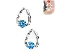 Endyniner Honorable Joy Lymphatic Earrings, Lymphvity Earrings, Magnet Therapy Earrings, Magnetic Earrings For Women And Men (Blue, 1 Pair)