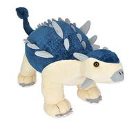 EnE™ Ankylosaurus Dinosaur Plush Toy - 40cm Soft & Cuddly Stuffed Animal with Educational Tag - Realistic Dino Teddy Gift