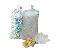 ENE-BOX 15 Cubic Foot Bag Ecoflo Loose Fill Biodegradable Packing Peanuts - Plant-Based Starch, Compostable GreenFill for Shipping and Packaging, Made in UK