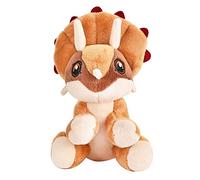 EnE™ Mini Triceratops Dinosaur Soft Plush Toy, 10cm, Cuddly Dinosaur Teddy
