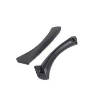 ENEFCKCHRL Car Door Handle Interior Cover for 3 Series E90 E91 316 318 320 325 328 Car Inner Handle Interior Door Panel Pull Trim Cover Black Left Right(Silver ECX224000S)