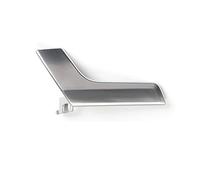 ENEFCKCHRL Car Door Handle Interior Cover for for C Class W204 GLK Inner Doors Panel Handle Bar Pull Trim Cover Chromed Mattte L R Car Interior Door Handles(Silver ECX224000S)