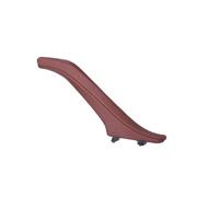 ENEFCKCHRL Car Rear View Mirror Lens for 5 Series F10 F11 F18 520i 523i 525i 528i 535i Left Right Interior Passenger Door Leather Pull Handle Assembly(Red Brown Right)