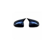 ENEFCKCHRL Door Mirror Cover Cap Casing Car Rearview Mirror Cover For A Class For CLA W177 C118 2019-2021 Ox Horn Mirror Cover Cap Auto Accessories(Glossy Black)