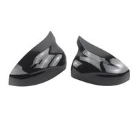 ENEFCKCHRL Door Mirror Cover Cap Casing Left & Right Rearview Mirror Cover Cap Side Mirror Shell For A3 S3 8V RS3 2013-2019 Horn Shape Mirror Covers Accessories(Zwart)