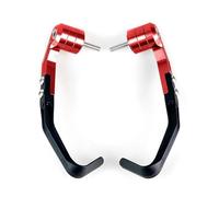 ENEFCKCHRL Motorcycle Brake Lever for Kawasaki for ZX10R for ZX6R ER6N ER6F Motorcycle Brake Handle Protects Aluminium Hand Guard Clutch Brake Levers(RED(1 Pair))