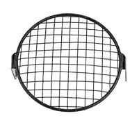 ENEFCKCHRL Rejilla Faro Moto 6.5inch Motorcycle Universal Vintage Headlight Protector Retro Grill Light Lamp Cover Grill Decorative Cover Cubierta Protectora Faros(B)