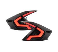 ENEFCKCHRL Tail Light RGB Tail Lights For Civic 10th Gen Sedan 2016-2021 With Sequential Turn Signal Startup Animation Indicator(Somked)