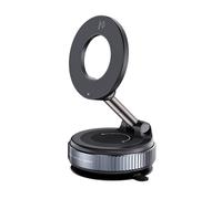 Enegg Vacuum Magnetic Cell Phone Holders for Car Gym Mirror Table Mount, Compatible with Magsafe, 360° Adjustable Ultra Suction Cup Smartphone Holder for iPhone & Android, Foldable & Retractable