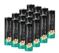 Enegitech AA Lithium Batteries, 1.5V Double A Disposable Battery for Blink Security Camera Doorbell Alarm System Flashlight Remote Control Toy (AA 16 Pack)