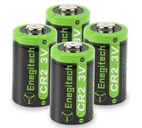 Enegitech CR2 3V Lithium Battery, CR15H270 for Range Finder Golf，CR2 4 Pack