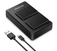 ENEGON LP-E17 Battery(2-pack) 1040mAh with Micro USB Dual Charger for Canon Rebel SL3, SL2, T8i, T7i, T6i, T6s, EOS R10, R50, RP, EOS M3, M5, M6, EOS 200D, 250D,77D, 750D, 760D, 800D, 8000D