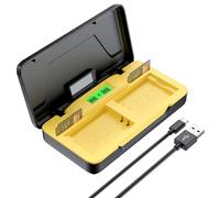 ENEGON LP-E10 20W Fast Charger, Dual Slot LCD Charger with SD Card Storage, Compatible with Canon LP-E10, EOS 1100D 1200D 1300D 1500D 2000D 3000D 4000D, and More.