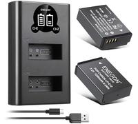 ENEGON LP-E12 Battery(2-Pack) and LCD Charger Kit for Canon EOS M50, EOS 100D, EOS M50 Mark II, EOS M100, EOS M200, EOS M10, EOS M2, EOS M Digital Cameras