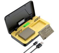 ENEGON LP-E17 Battery(2-Pack) 1500mAh 20W LCD Charger SD Card Slot Set for Canon Rebel SL3, SL2; T8i, T7i, T6i, T6s; EOS R10, R50, RP, R100; EOS M3, M5, M6; EOS 200D, 250D,77D, 750D, 760D, 800D, 8000D
