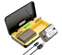 ENEGON LP-E6/LP-E6N Battery 3000mAh & 20W Fast Charger Set for Canon EOS 5D Mark II/III/IV, 5DS, 5DS R, 6D, 7D, 7D Mark II, 60D, 70D, 80D, 90D.Etc, LCD Display