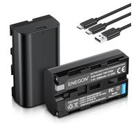 ENEGON NP-F550 Type C Charging Port Battery(2 * 2900mAh) for Sony NP-F970 NP-F750 NP-F770 NP-F960 NP-F550 NP-F530 NP-F570 CCD-SC55 TR516 TR716 TR818 TR910 TR917 CN160, CN-216 LED Light & More